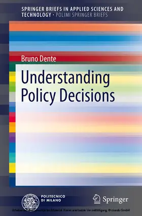 Dente | Understanding Policy Decisions | E-Book | www2.sack.de