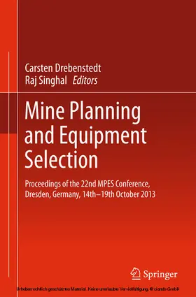 Drebenstedt / Singhal |  Mine Planning and Equipment Selection | eBook | Sack Fachmedien