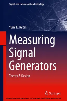 Rybin |  Measuring Signal Generators | eBook | Sack Fachmedien