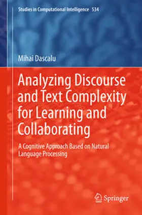 Dascalu / Dascalu | Analyzing Discourse and Text Complexity for Learning and Collaborating | E-Book | sack.de