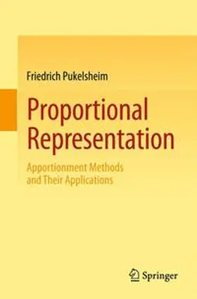 Pukelsheim |  Proportional Representation | Buch |  Sack Fachmedien