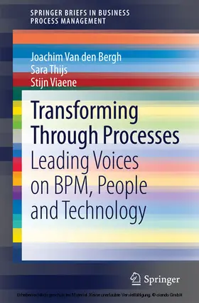 Van den Bergh / Thijs / Viaene |  Transforming Through Processes | eBook | Sack Fachmedien