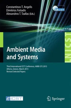 Angelis / Tzallas / Fotiadis |  Ambient Media and Systems | Buch |  Sack Fachmedien