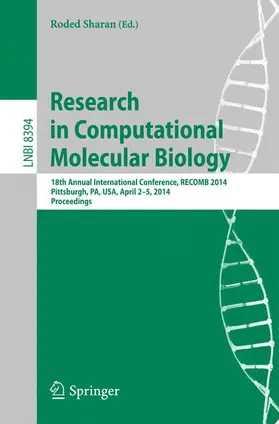 Sharan | Research in Computational Molecular Biology | Buch | 978-3-319-05268-7 | sack.de