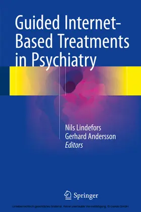Lindefors / Andersson |  Guided Internet-Based Treatments in Psychiatry | eBook | Sack Fachmedien