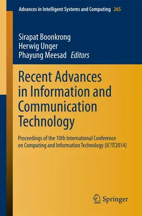 Boonkrong / Meesad / Unger |  Recent Advances in Information and Communication Technology | Buch |  Sack Fachmedien