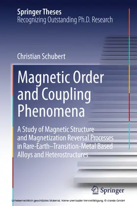 Schubert | Magnetic Order and Coupling Phenomena | E-Book | sack.de