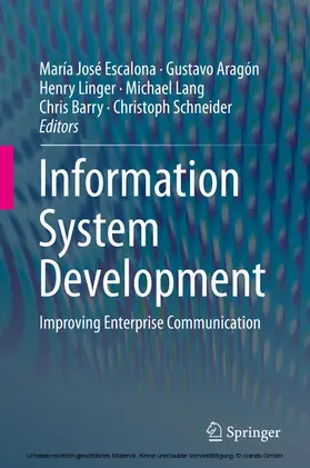 José Escalona / Aragón / Aragon | Information System Development | E-Book | sack.de