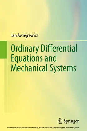 Awrejcewicz |  Ordinary Differential Equations and Mechanical Systems | eBook | Sack Fachmedien