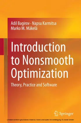Bagirov / Karmitsa / Mäkelä |  Introduction to Nonsmooth Optimization | eBook | Sack Fachmedien