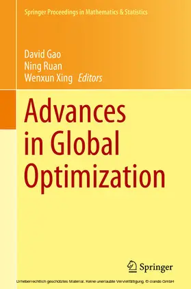 Gao / Ruan / Xing | Advances in Global Optimization | E-Book | sack.de