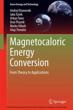 Kitanovski / Tušek / Tusek |  Magnetocaloric Energy Conversion | eBook | Sack Fachmedien