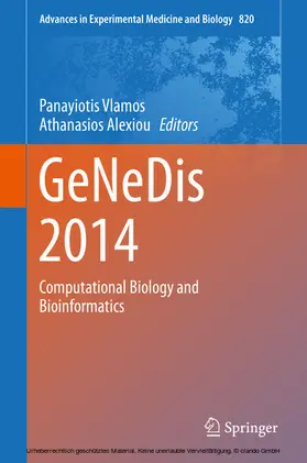 Vlamos / Alexiou |  GeNeDis 2014 | eBook | Sack Fachmedien