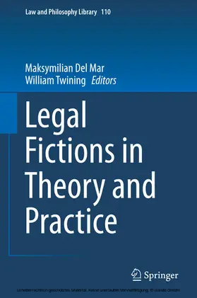 Del Mar / Twining | Legal Fictions in Theory and Practice | E-Book | sack.de