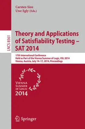 Sinz / Egly | Theory and Applications of Satisfiability Testing - SAT 2014 | E-Book | sack.de