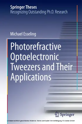 Esseling | Photorefractive Optoelectronic Tweezers and Their Applications | E-Book | sack.de