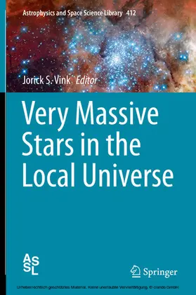Vink |  Very Massive Stars in the Local Universe | eBook | Sack Fachmedien