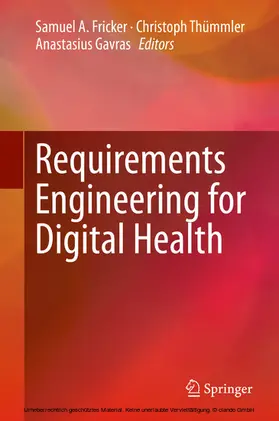 Fricker / Thümmler / Thummler |  Requirements Engineering for Digital Health | eBook | Sack Fachmedien