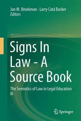 Catá Backer / Broekman |  Signs In Law - A Source Book | Buch |  Sack Fachmedien