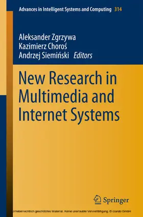 Zgrzywa / Choros / Choros |  New Research in Multimedia and Internet Systems | eBook | Sack Fachmedien
