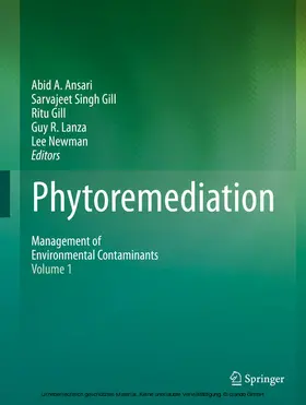 Ansari / Gill / Lanza |  Phytoremediation | eBook | Sack Fachmedien