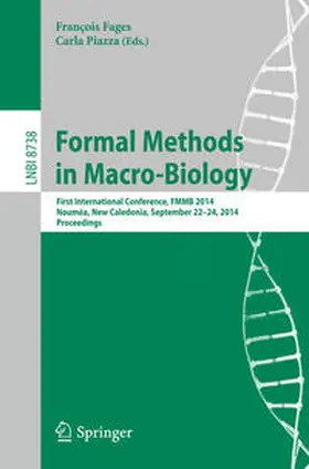 Fages / Piazza |  Formal Methods in Macro-Biology | eBook | Sack Fachmedien
