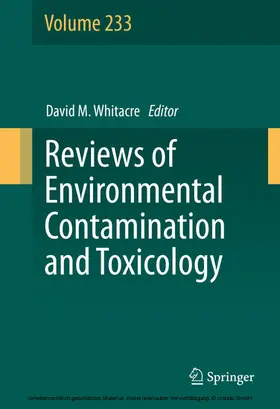 Whitacre |  Reviews of Environmental Contamination and Toxicology Volume 233 | eBook | Sack Fachmedien