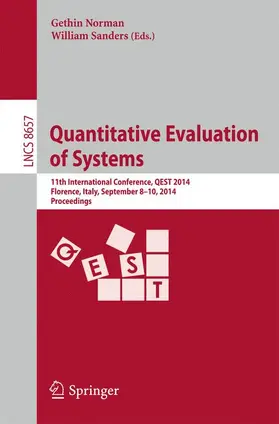 Sanders / Norman | Quantitative Evaluation of Systems | Buch | 978-3-319-10695-3 | sack.de