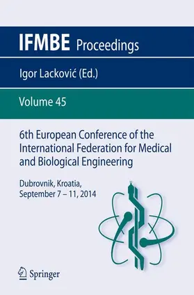 Vasic / Lackovic / Lackovic |  6th European Conference of the International Federation for Medical and Biological Engineering | Buch |  Sack Fachmedien