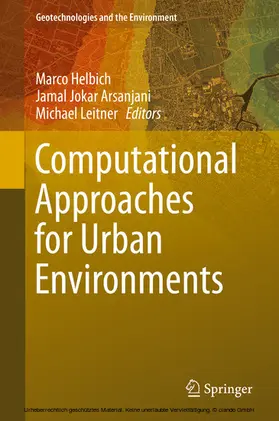 Helbich / Jokar Arsanjani / Leitner | Computational Approaches for Urban Environments | E-Book | sack.de