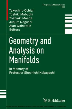 Ochiai / Mabuchi / Maeda | Geometry and Analysis on Manifolds | E-Book | sack.de
