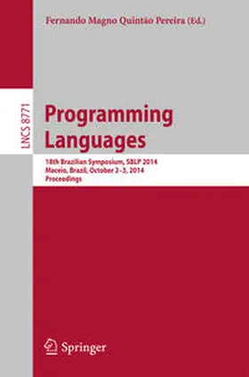 Quintao Pereira |  Programming Languages | eBook | Sack Fachmedien