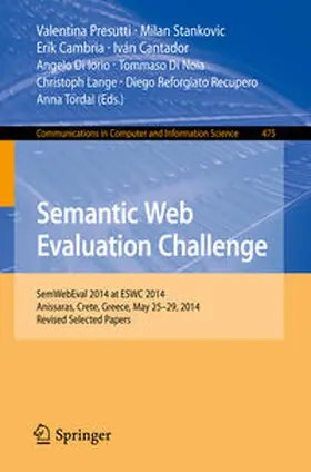 Presutti / Stankovic / Cambria | Semantic Web Evaluation Challenge | E-Book | sack.de