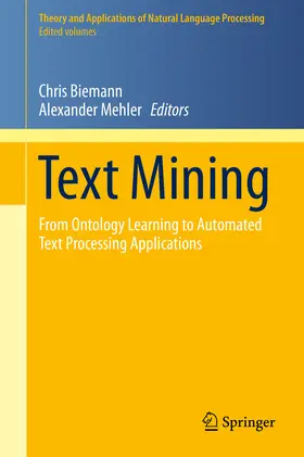 Biemann / Mehler |  Text Mining | eBook | Sack Fachmedien