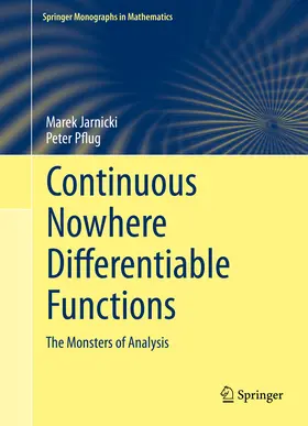 Jarnicki / Pflug |  Continuous Nowhere Differentiable Functions | eBook | Sack Fachmedien