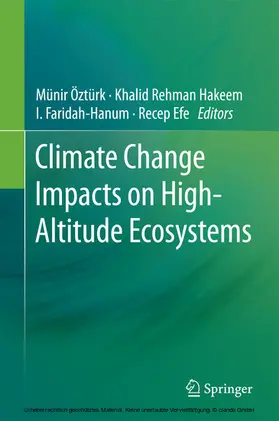 Öztürk / Hakeem / Faridah-Hanum |  Climate Change Impacts on High-Altitude Ecosystems | eBook | Sack Fachmedien
