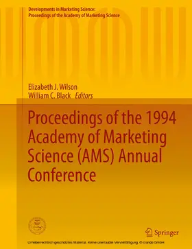 Wilson / Black |  Proceedings of the 1994 Academy of Marketing Science (AMS) Annual Conference | eBook | Sack Fachmedien