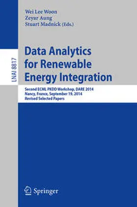 Woon / Aung / Madnick | Data Analytics for Renewable Energy Integration | E-Book | sack.de