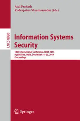 Shyamasundar / Prakash |  Information Systems Security | Buch |  Sack Fachmedien