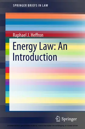 Heffron |  Energy Law: An Introduction | eBook | Sack Fachmedien