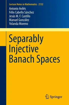 Avilés / Cabello Sánchez / Moreno |  Separably Injective Banach Spaces | Buch |  Sack Fachmedien