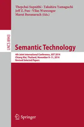 Supnithi / Yamaguchi / Pan |  Semantic Technology | eBook | Sack Fachmedien