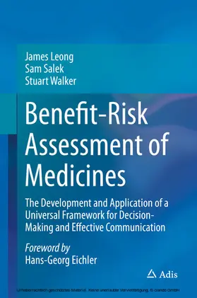 Leong / Salek / Walker |  Benefit-Risk Assessment of Medicines | eBook | Sack Fachmedien