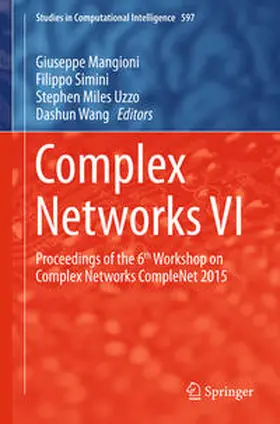 Mangioni / Simini / Uzzo |  Complex Networks VI | eBook | Sack Fachmedien