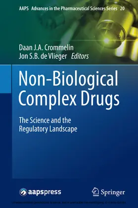 Crommelin / de Vlieger | Non-Biological Complex Drugs | E-Book | sack.de