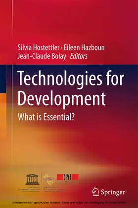 Hostettler / Hazboun / Bolay | Technologies for Development | E-Book | sack.de