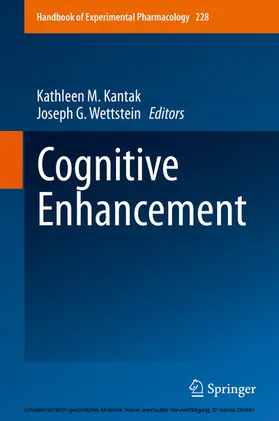 Kantak / Wettstein | Cognitive Enhancement | E-Book | sack.de