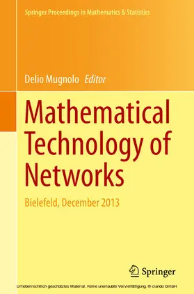 Mugnolo | Mathematical Technology of Networks | E-Book | sack.de