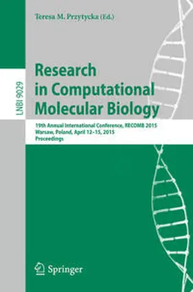 Przytycka | Research in Computational Molecular Biology | E-Book | www2.sack.de