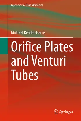 Reader-Harris |  Orifice Plates and Venturi Tubes | eBook | Sack Fachmedien